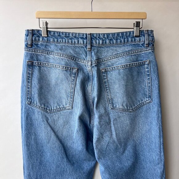 Reformation Cynthia Highrise straight long jeans, Medium wash, Size 31 N49 - Picture 8 of 10